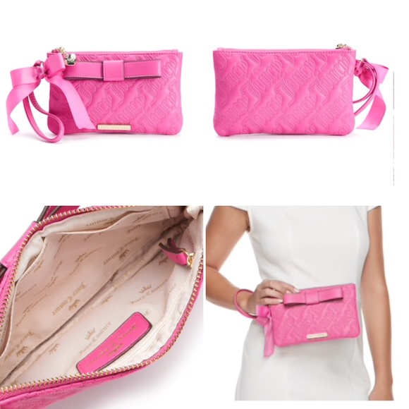🎀 NWT Juicy Couture Sweet Dreams Bow Wristlet - Picture 8 of 8